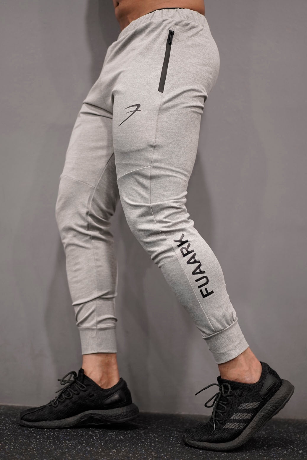 Melange Joggers Light Grey