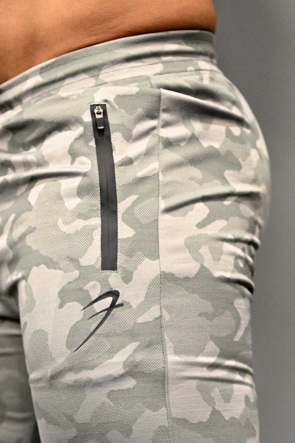 Camo Joggers Light Grey