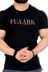 Classic T-shirt Black with Brown