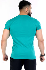 Classic T-shirt Turquoise Blue