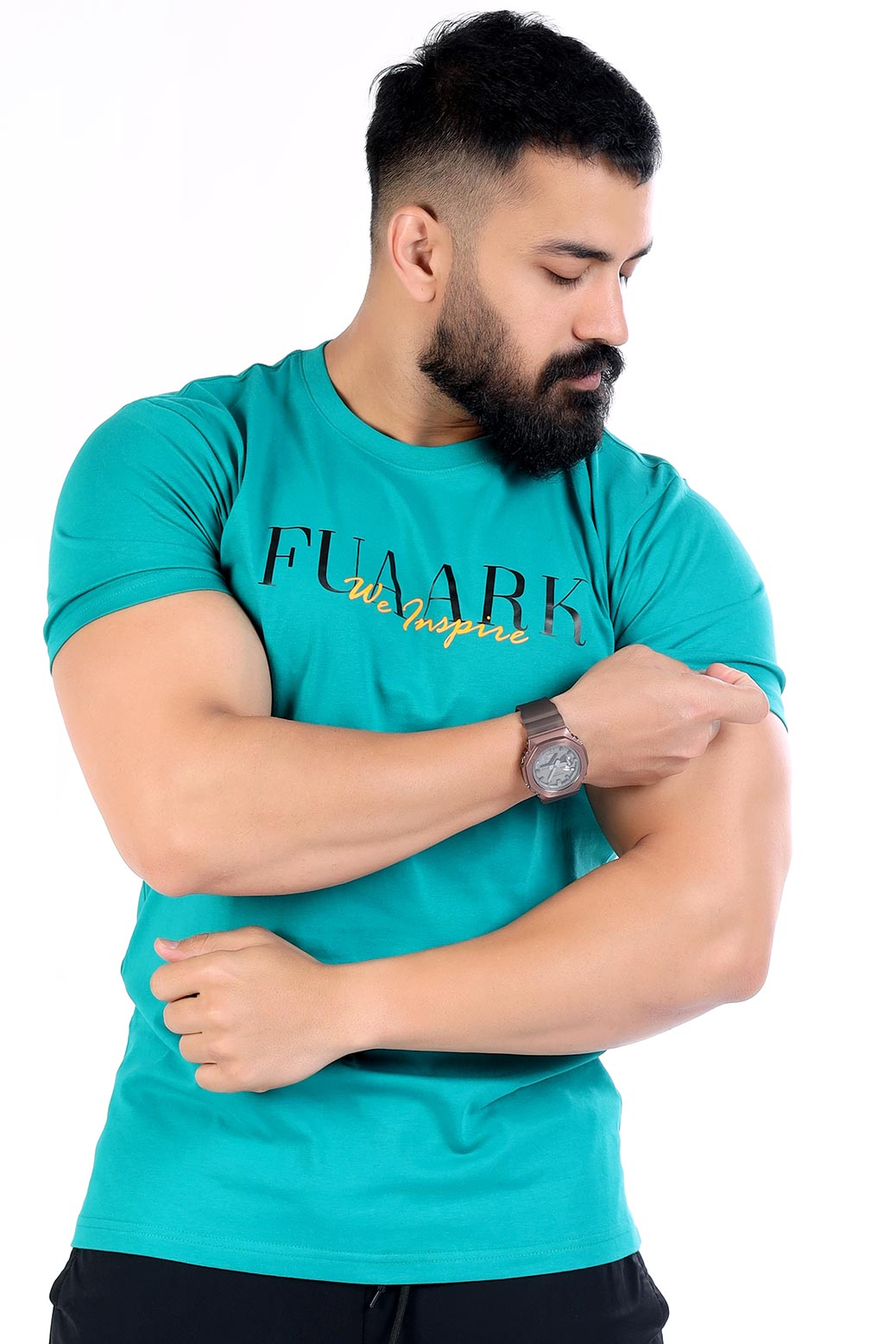 Classic T-shirt Turquoise Blue