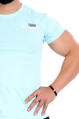 Emblem T-shirt Sky Blue