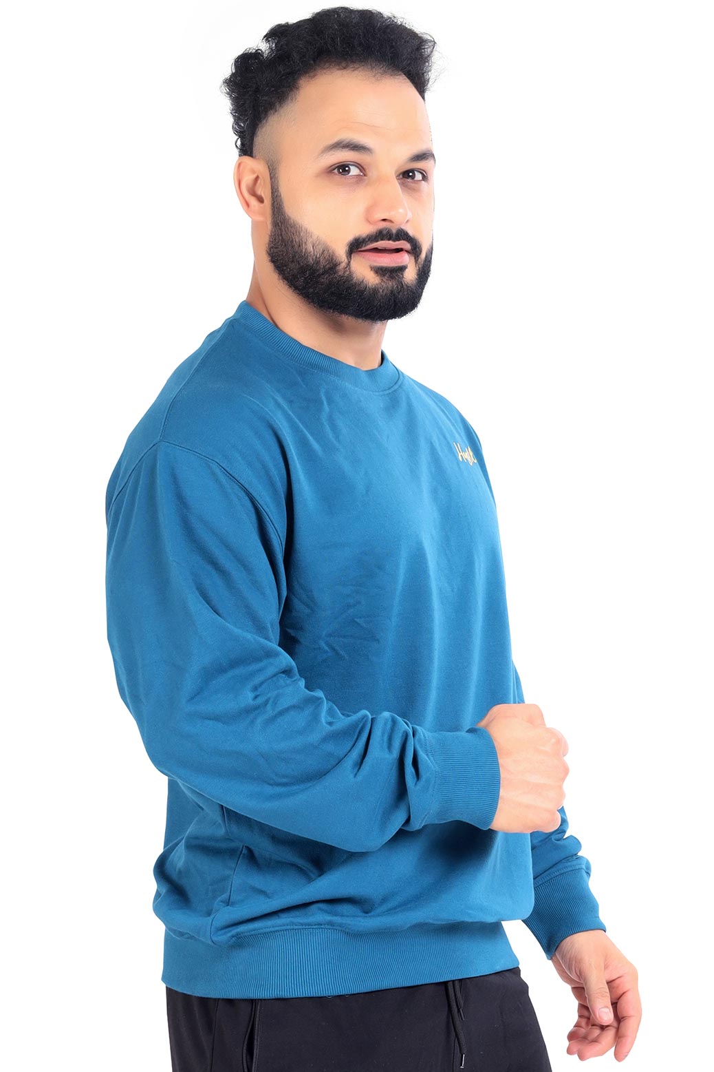 Hustler Oversized Sweatshirt Teal