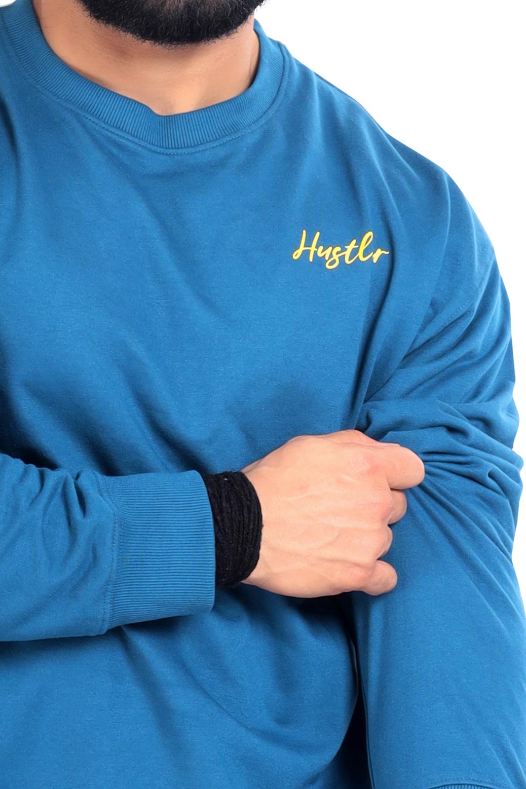 Hustler Oversized Sweatshirt Teal