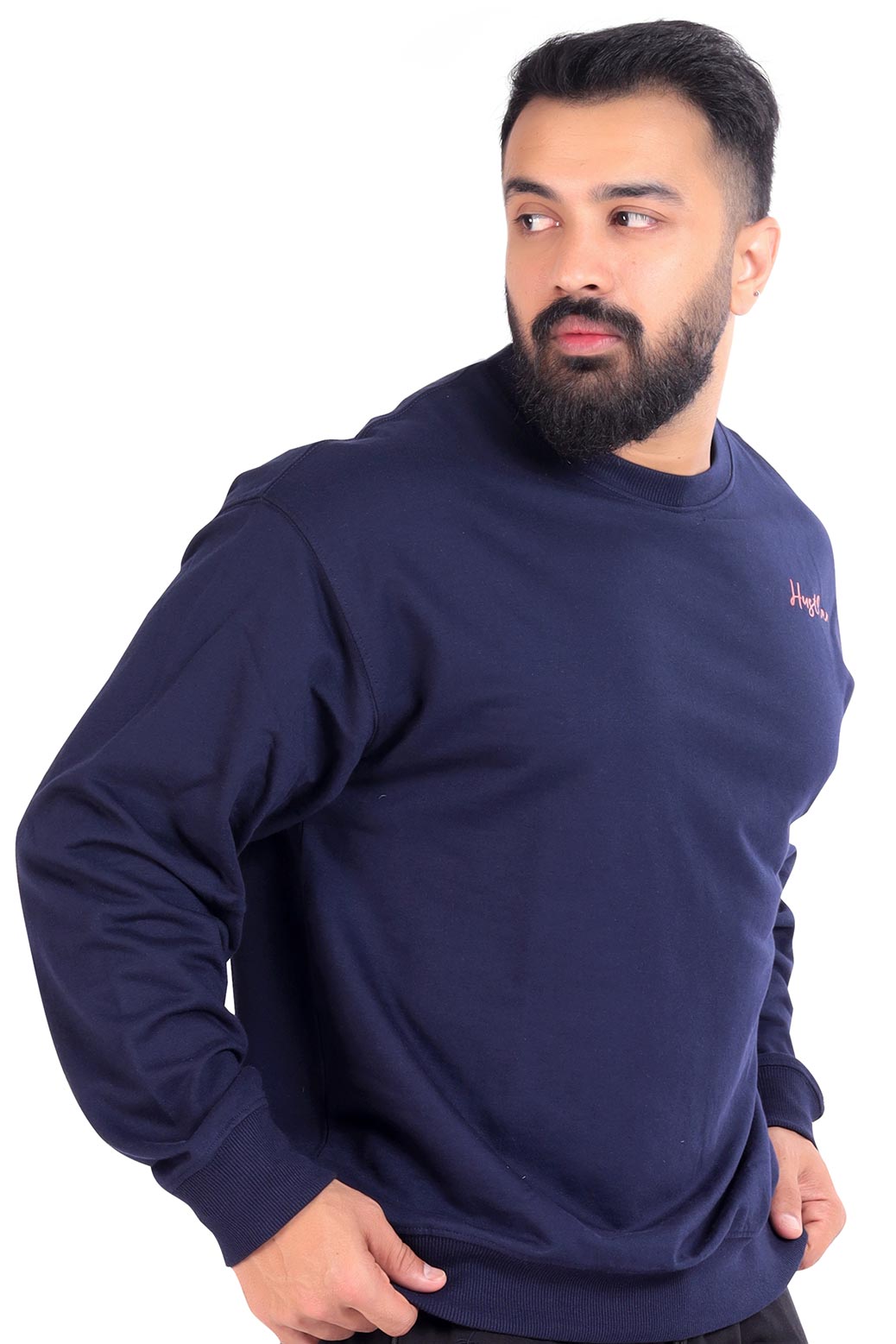 Hustler Oversized Sweatshirt Navy