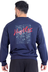 Hustler Oversized Sweatshirt Navy