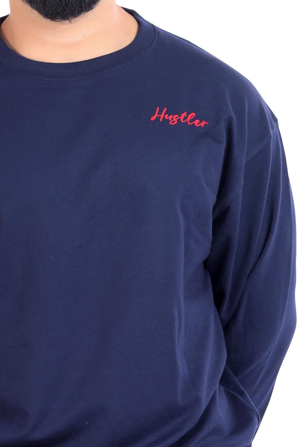 Hustler Oversized Sweatshirt Navy