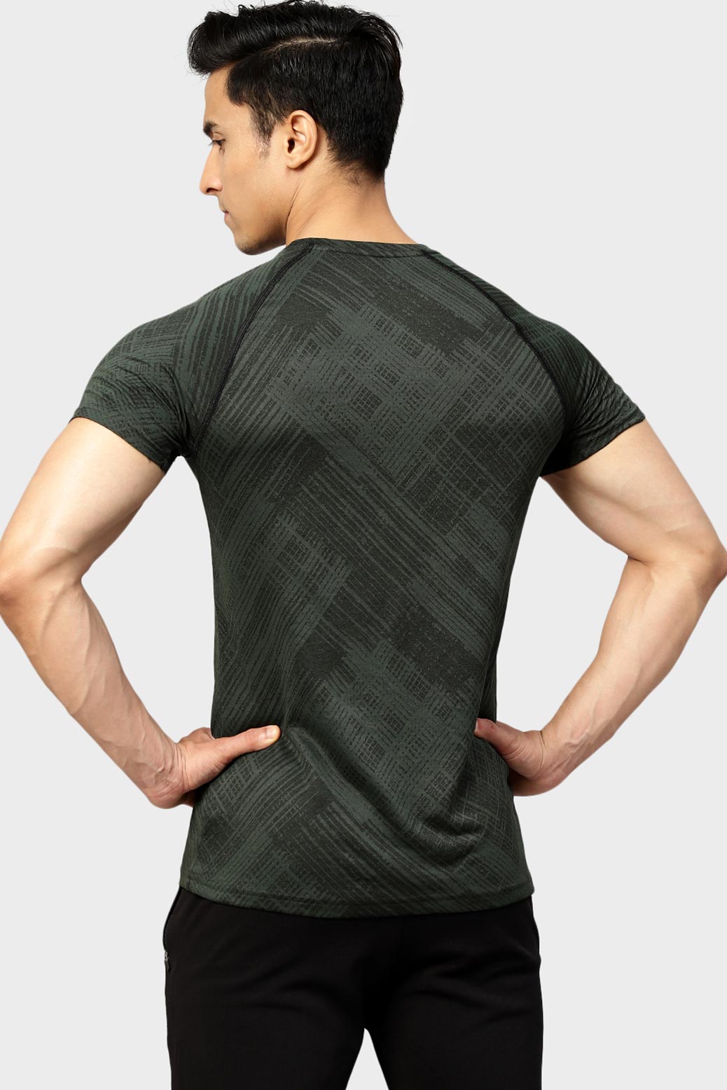 Ozone Jacquard T-shirt Green