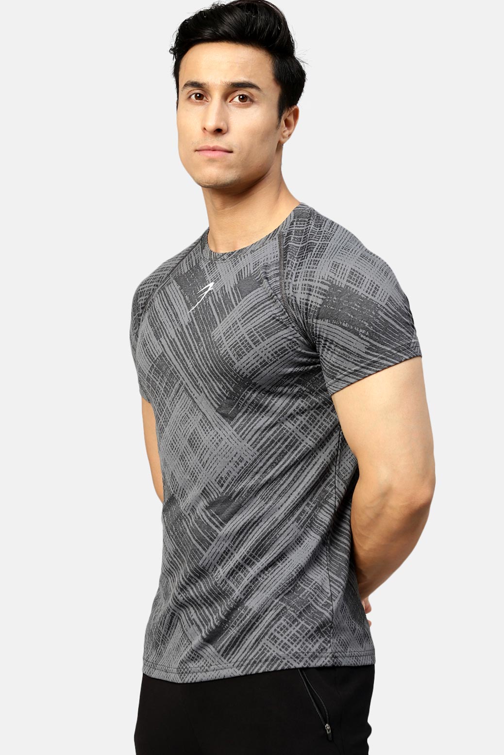 Ozone Jacquard T-shirt Coal