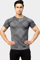 Ozone Jacquard T-shirt Coal