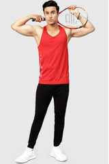 Bold Melange Tank Red