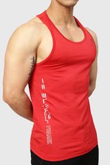 Bold Melange Tank Red