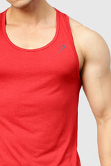 Bold Melange Tank Red