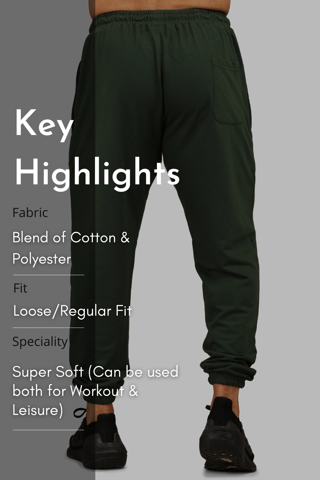 Fall Regular Joggers Green