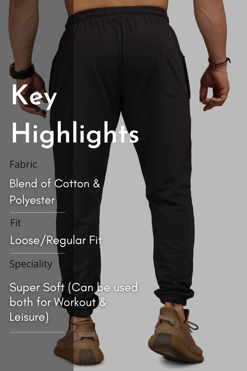 Fall Regular Joggers Black