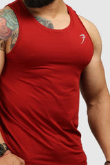 Men's Light Tank Maroon