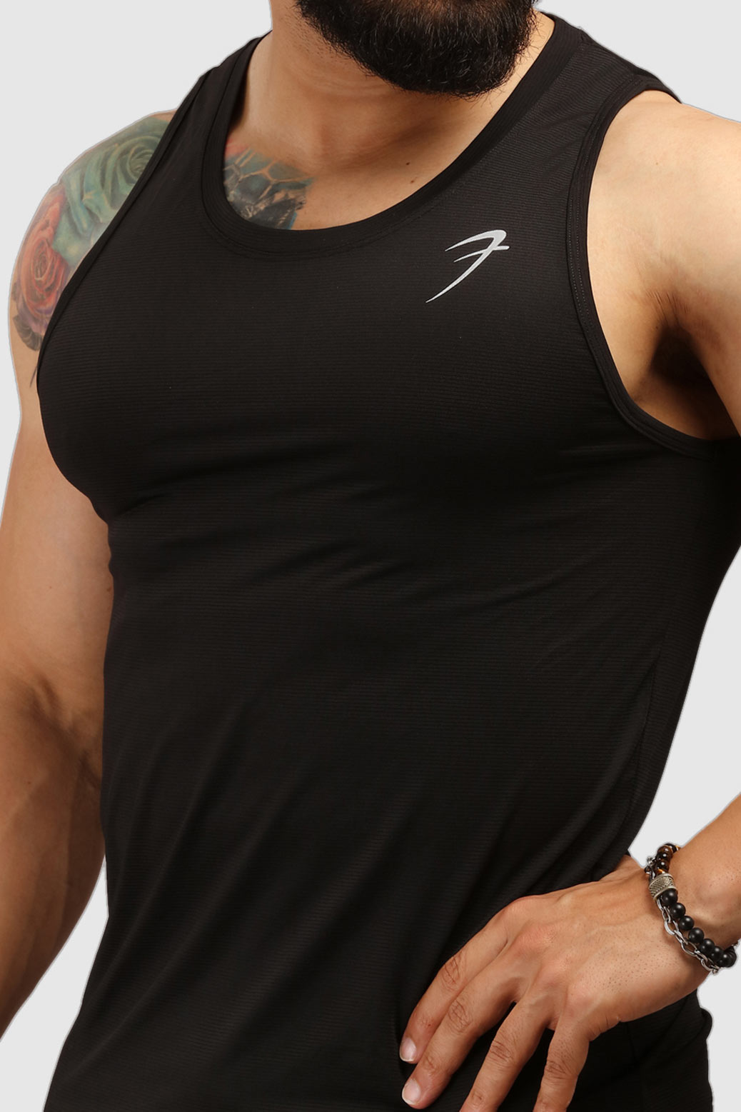 Men's Light Tank Black