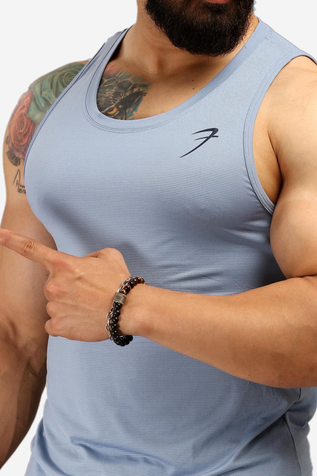 Men's Light Tank Blue