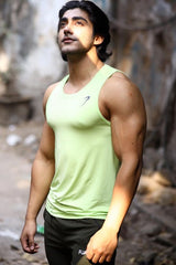 Men's Light Tank Lime