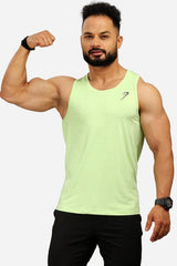 Men's Light Tank Lime