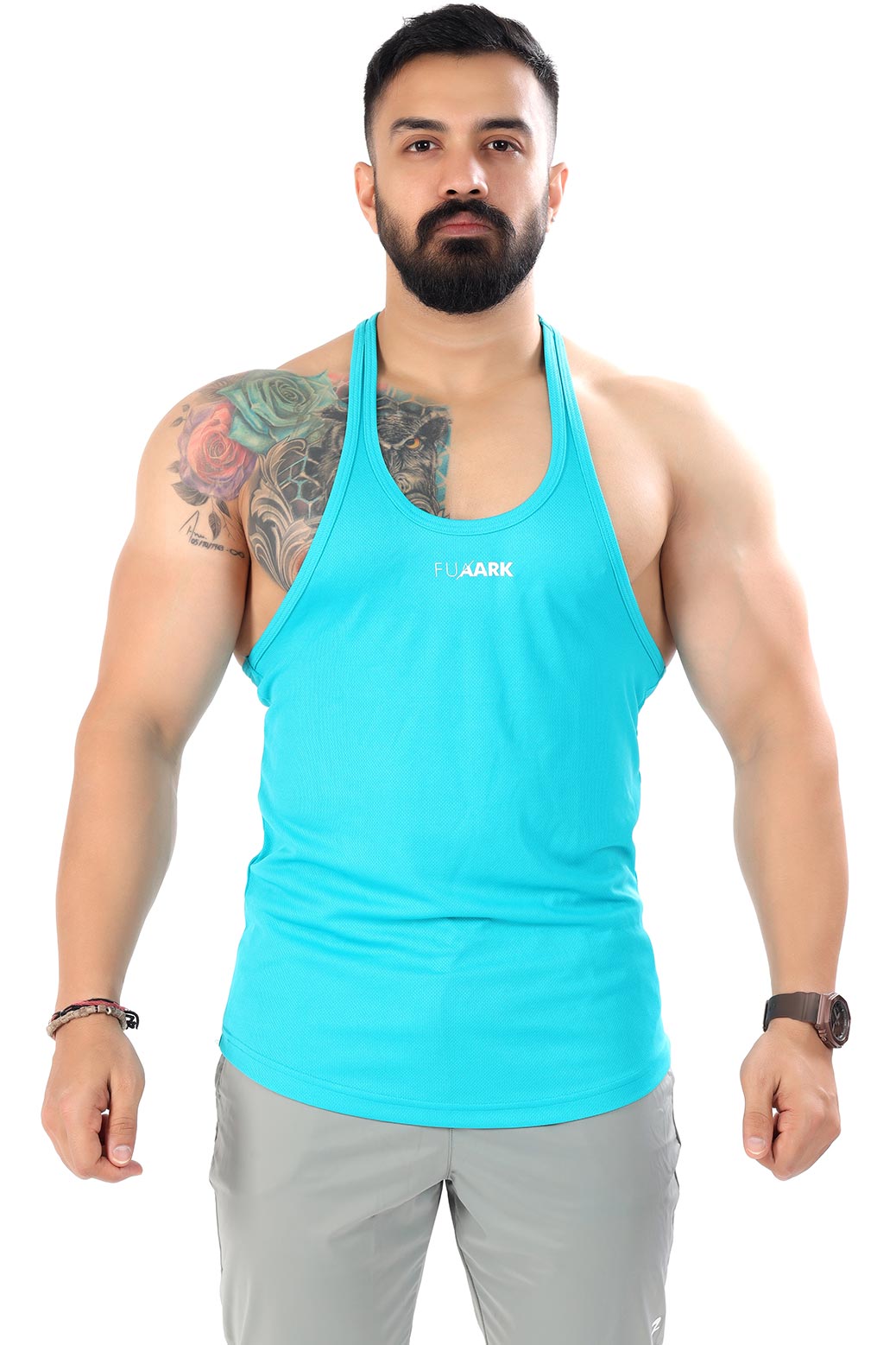 Mesh Stringer Sky Blue