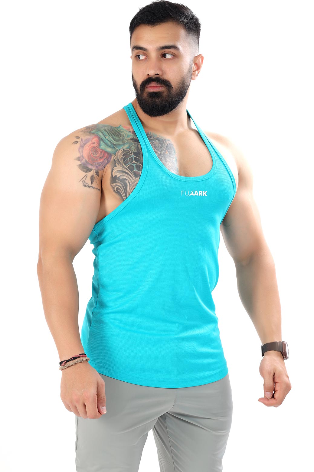 Mesh Stringer Sky Blue