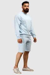 Oversized Shorts Sky Blue