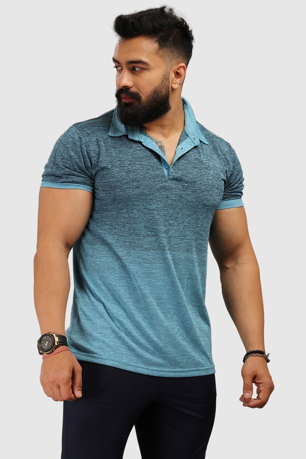 Raw Polo Regular Fit T-shirt Blue