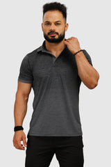 Raw Polo Regular Fit T-shirt Grey