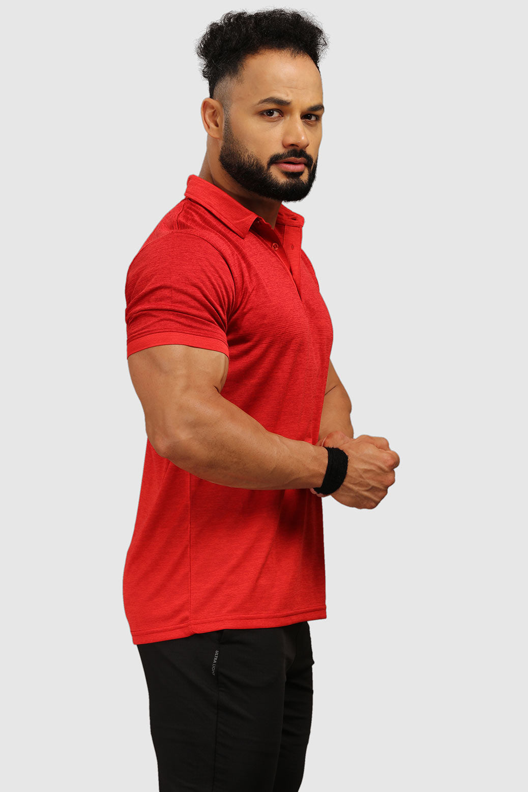 Raw Polo Regular Fit T-shirt Red