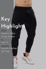 Nylon Supreme Joggers Black