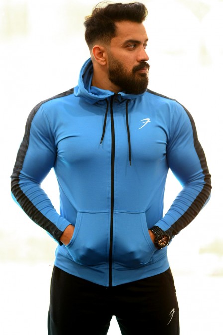 Under Armour Jacket Mens Medium M Blue Full Zip Loose Cold Gear Training Gym  | eBay