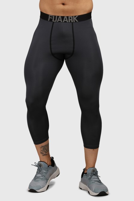 Shop Compression Leggings with Elasticised Waistband Online