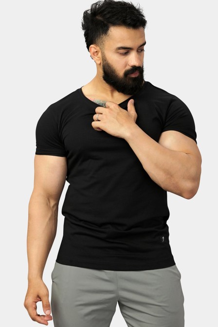 Legacy Scoop Neck Tshirt Black