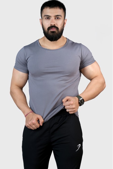 Legacy Scoop Neck Tshirt Grey