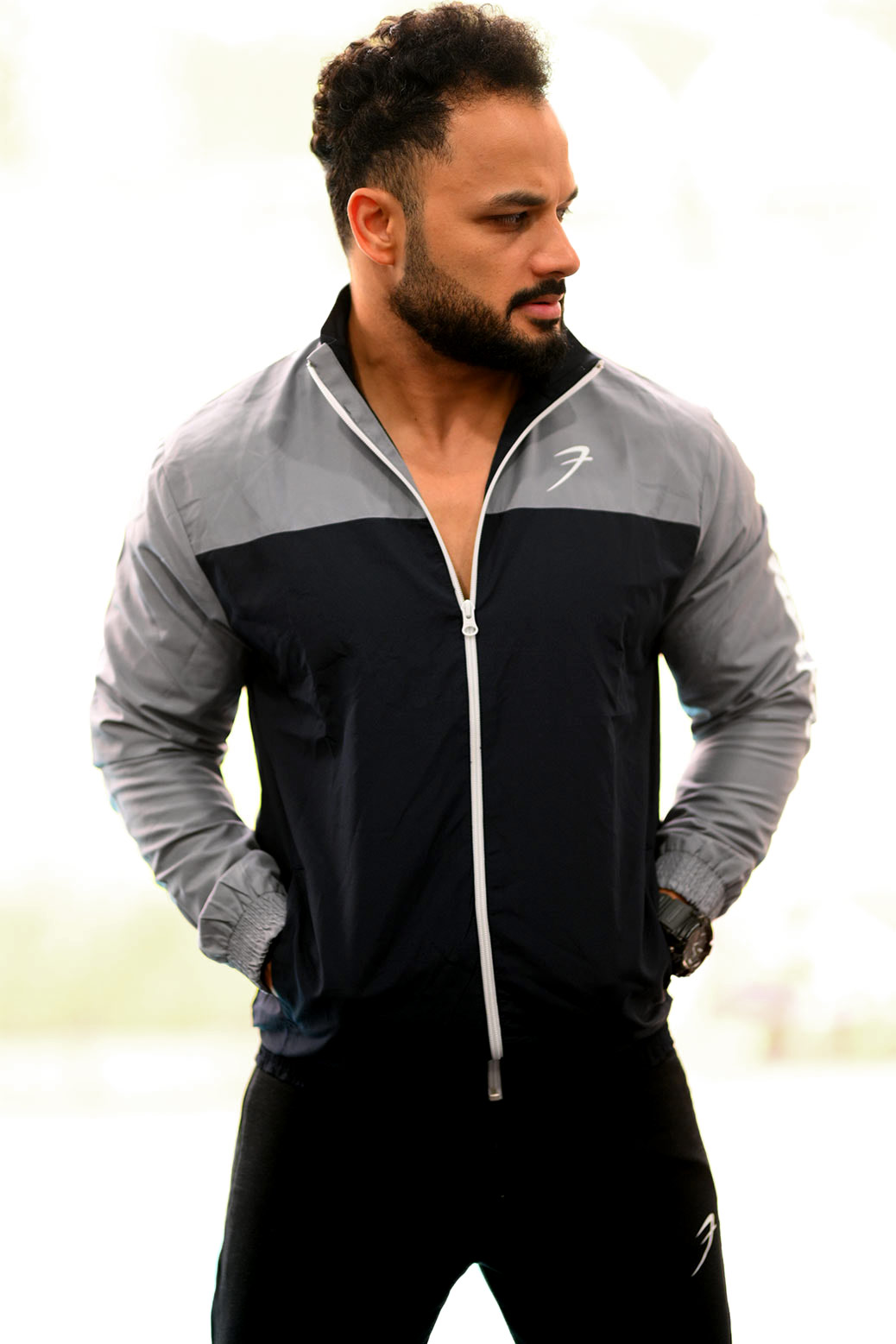 Polyester Full Sleeves Mens Sports Upper Jacket at Rs 460/piece in Cuttack